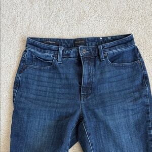 Talbots Dark Blue Denim Straight Leg Jeans